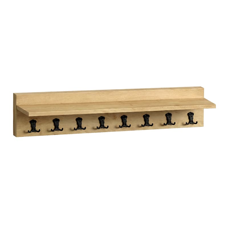 Κρεμάστρα τοίχου Vettini Megapap χρώμα sapphire oak 100x12x20εκ.