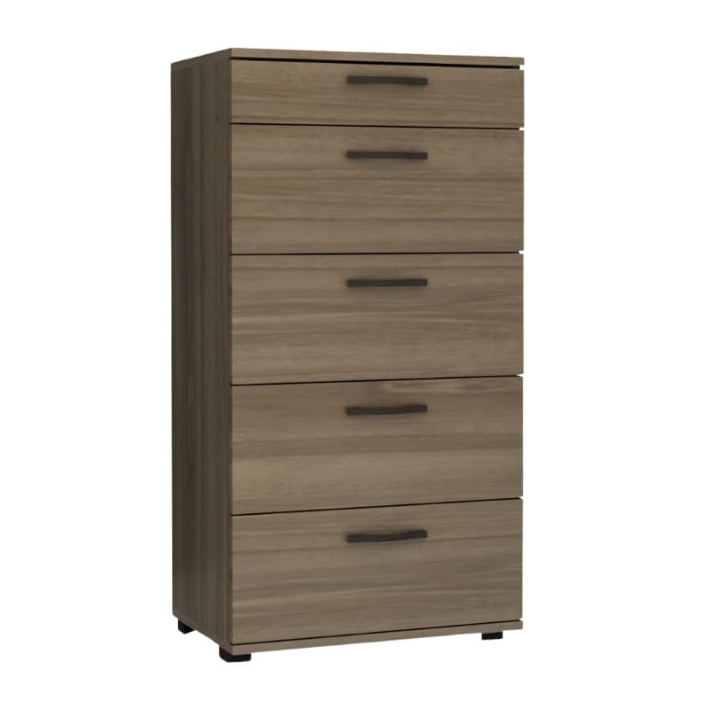 Συρταριέρα Helia Megapap χρώμα καρυδί 60x44x108εκ.