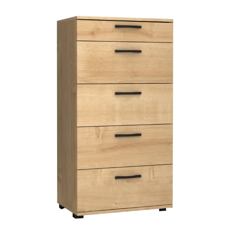 Συρταριέρα Helia Megapap χρώμα φυσικό οξιάς 60x44x108εκ.