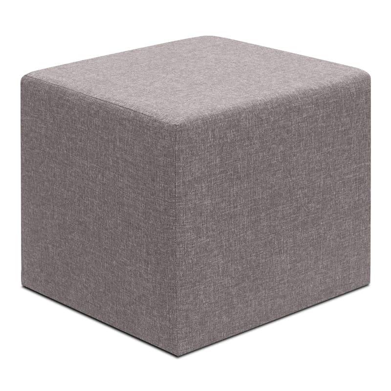 Σκαμπώ Linda Megapap υφασμάτινο χρώμα καφέ 40x40x40εκ.